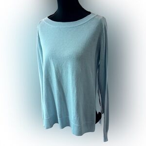 Old Navy Women's‎ Light Blue Side Slit Sweater Size Small